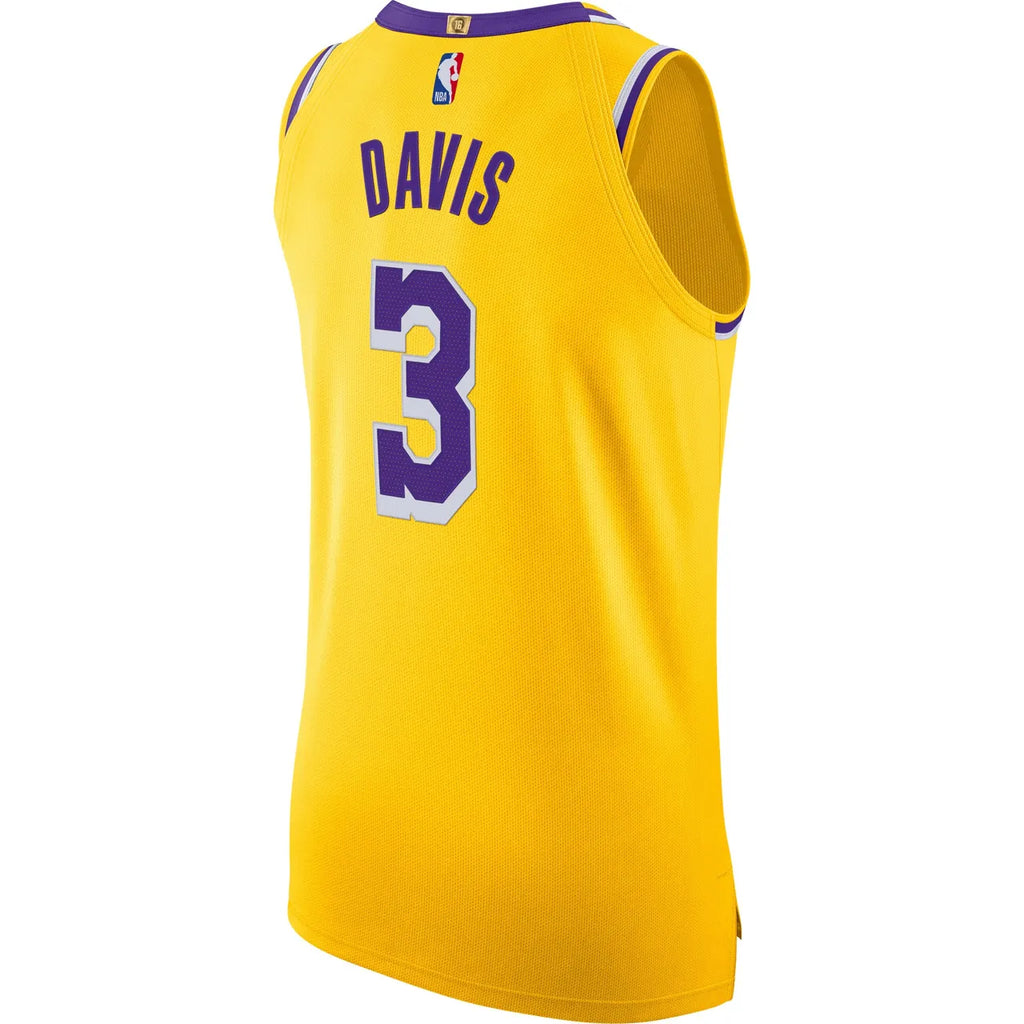 Davis Lakers Gold Jersey nike authentic - Hình 4