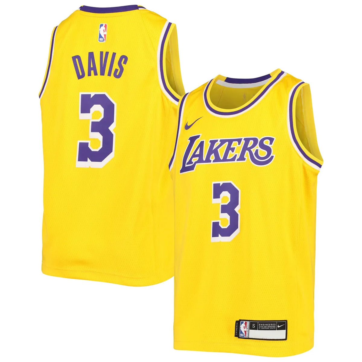 Davis Lakers Gold Jersey nike - Hình 2
