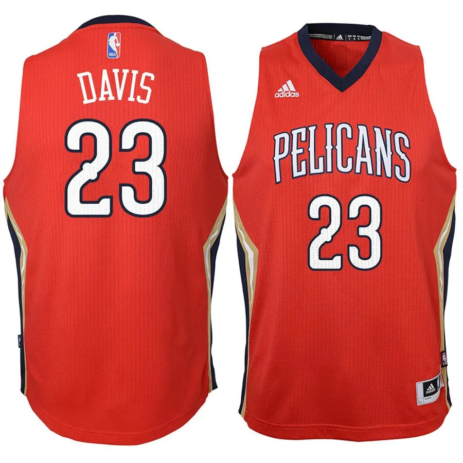 adidas Davis Pelicans Red Jersey