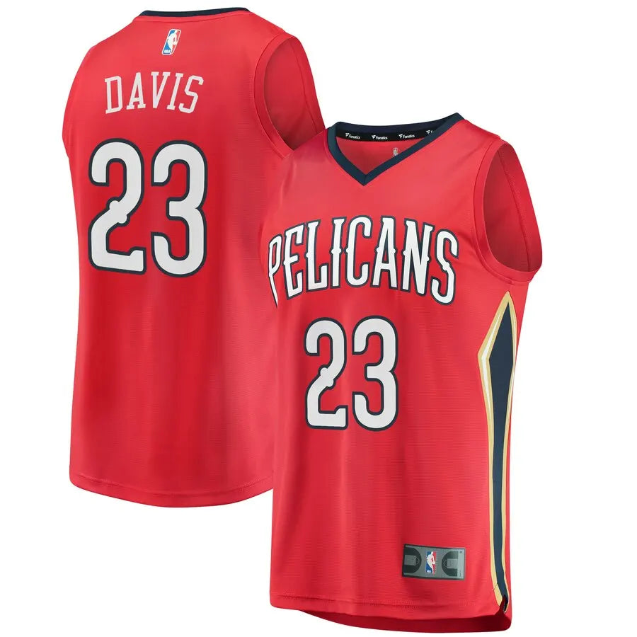 fanatics Davis Pelicans Red Jersey