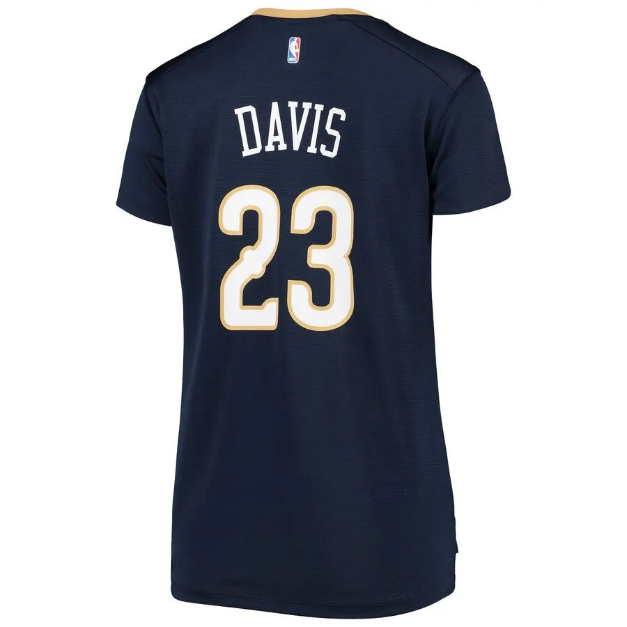 fanatics Davis Pelicans Navy Jersey - Hình 3