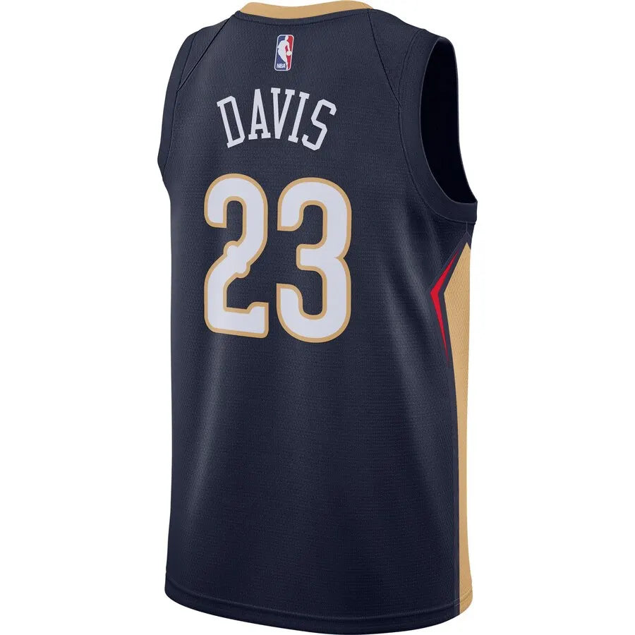 Davis Pelicans Navy Jersey nike - Hình 3