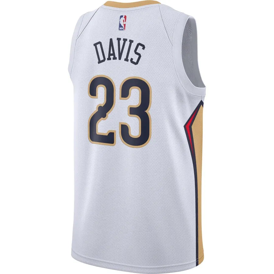 Davis Pelicans White Jersey - Hình 3