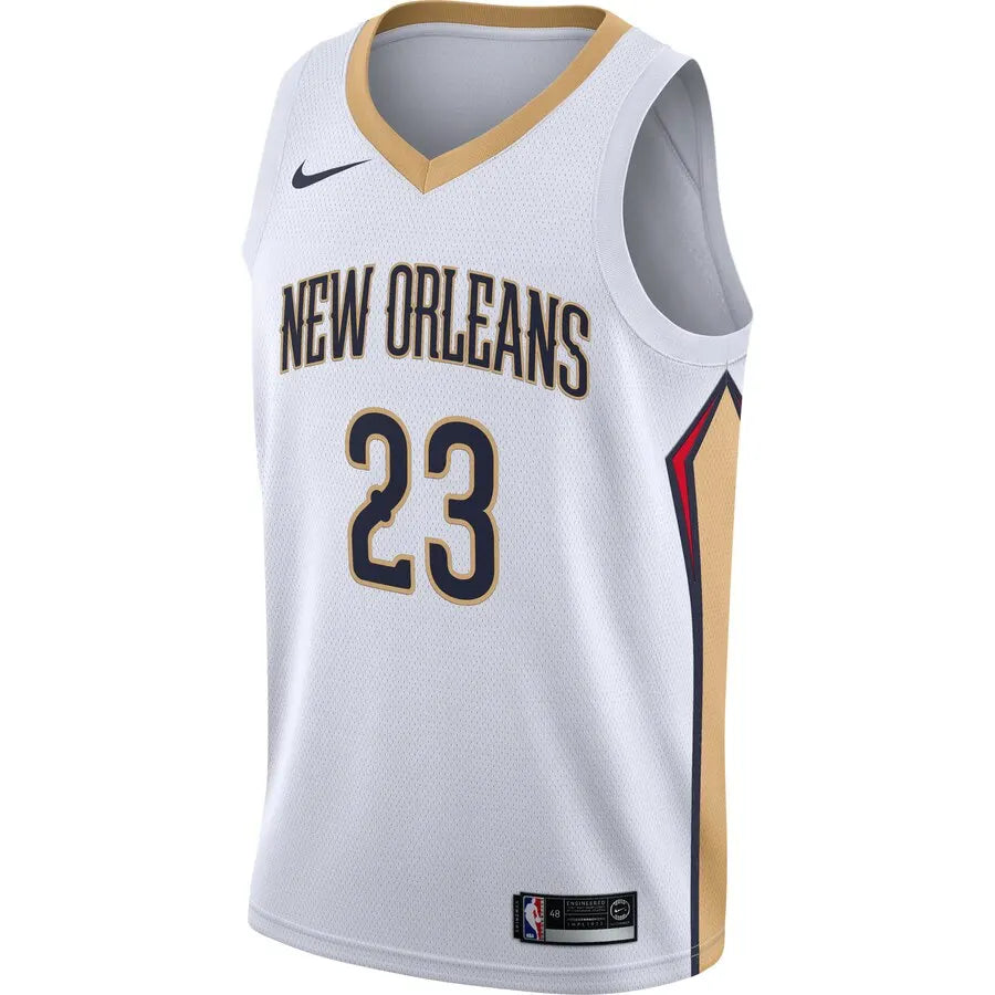 Davis Pelicans White Jersey - Hình 2