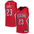 nike Davis Pelicans Red Jersey