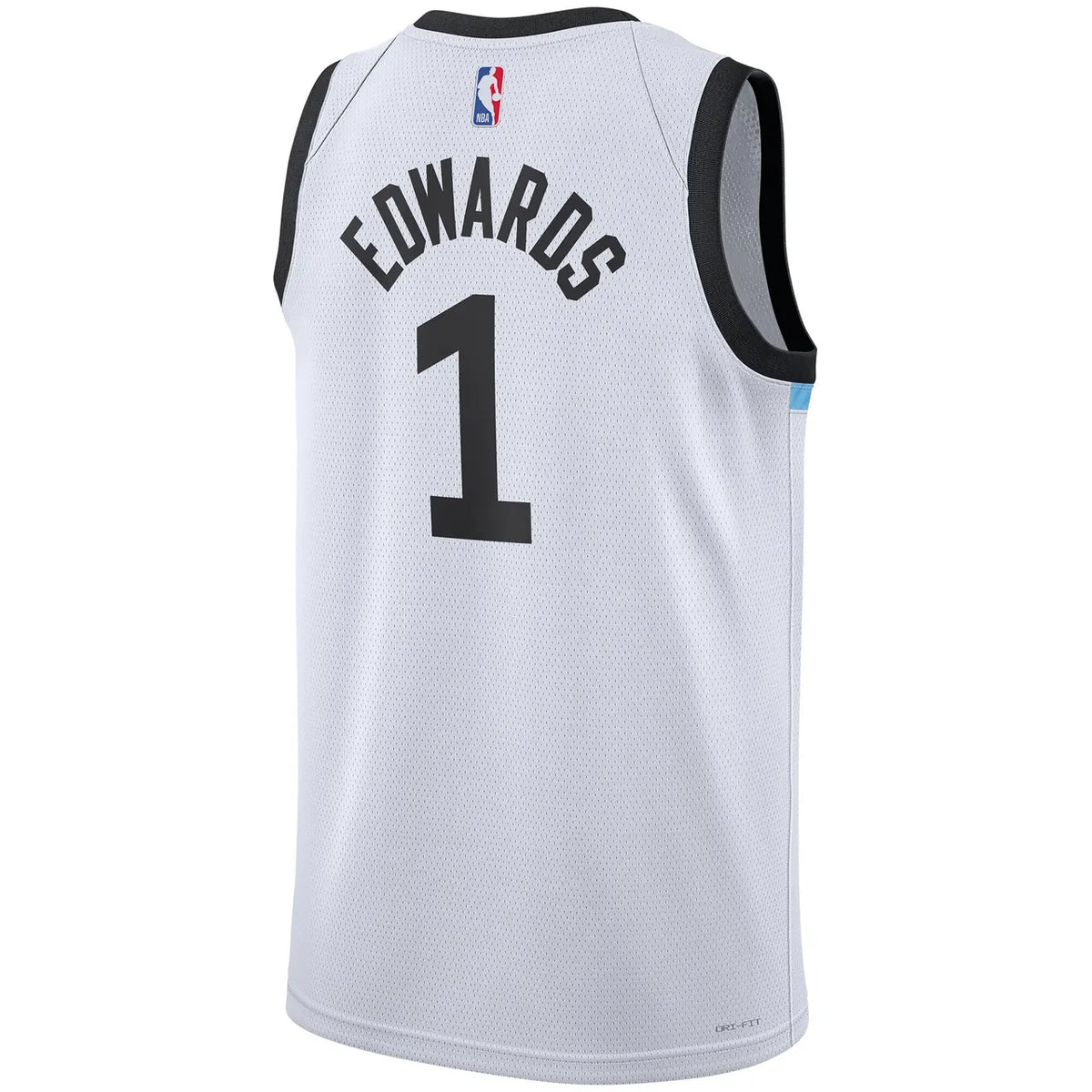 nike Edwards Timberwolves White Jersey - Hình 4