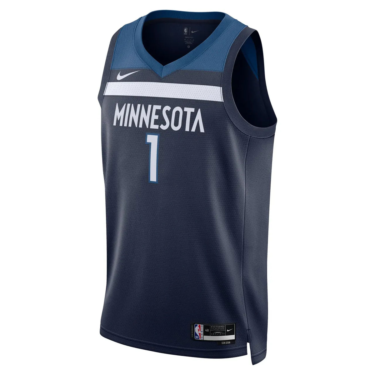 Edwards Timberwolves Navy Jersey nike - Hình 3