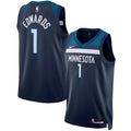 Edwards Timberwolves Navy Jersey nike