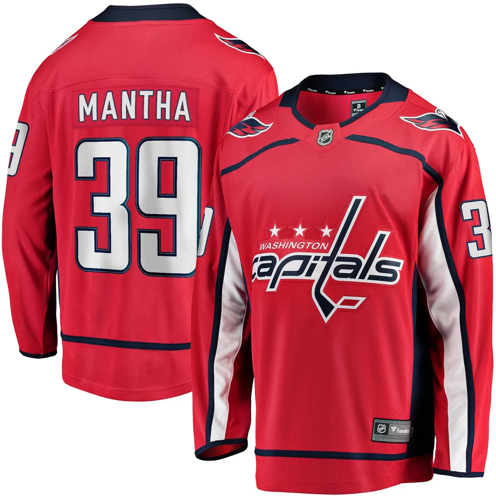 fanatics Mantha Capitals Red Jersey - Hình 2