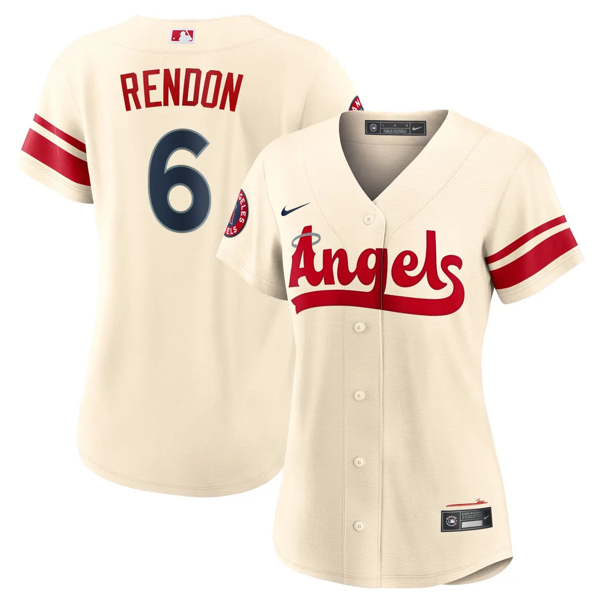 Angels Cream Rendon #6 Jersey - Hình 2