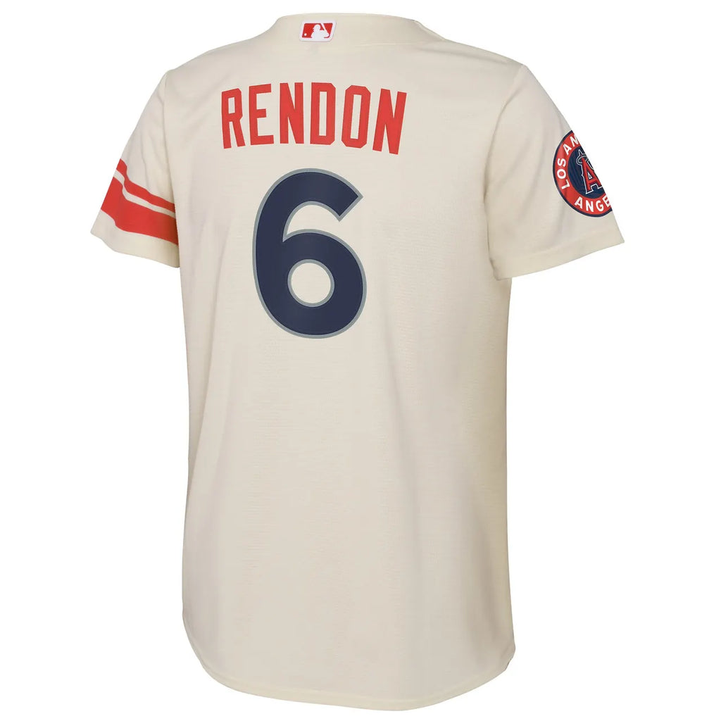 Angels Rendon Cream Jersey nike - Hình 4