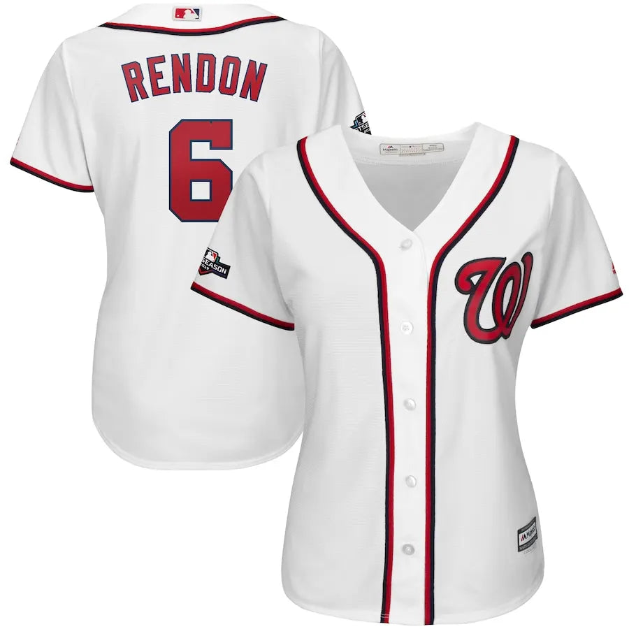 majestic Rendon Nationals Women's Jersey