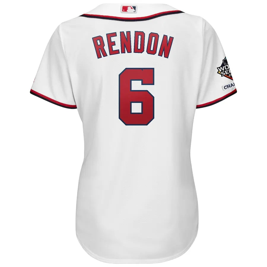 Rendon Nationals White Jersey Women's - Hình 3