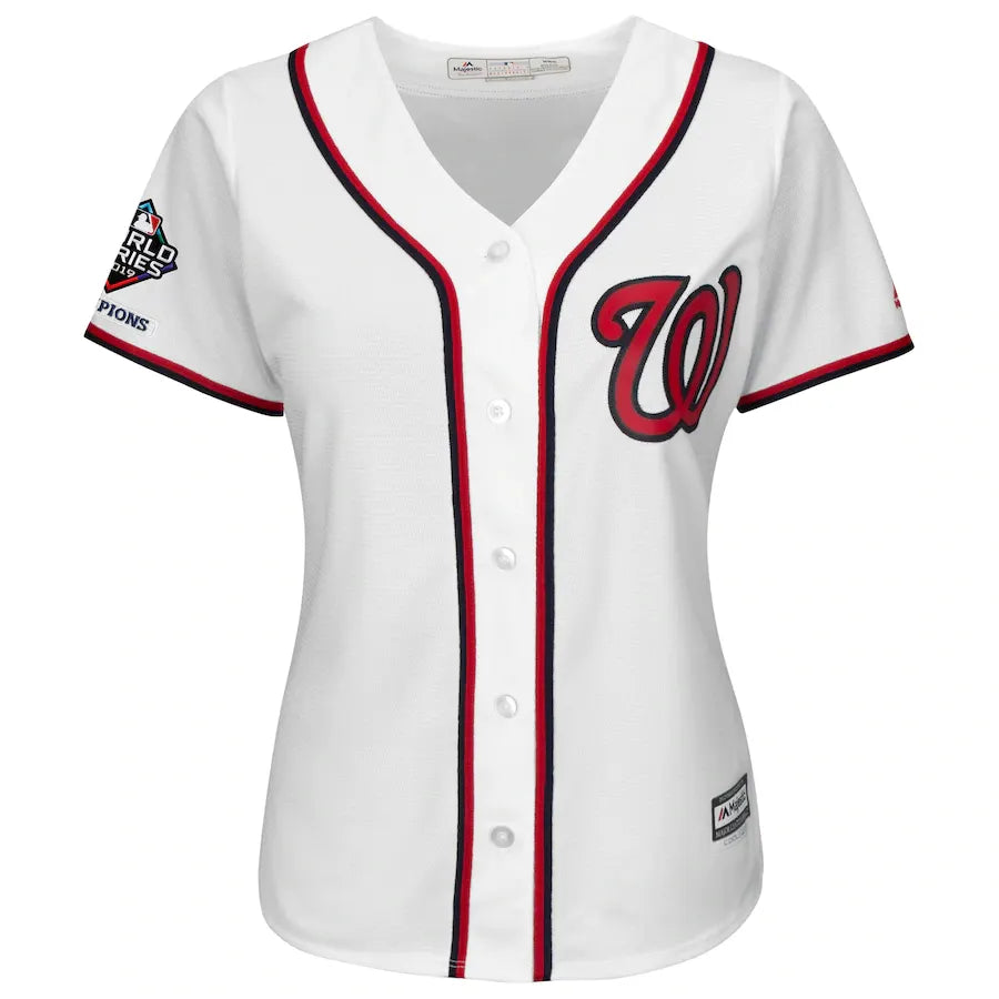 Rendon Nationals White Jersey Women's - Hình 2