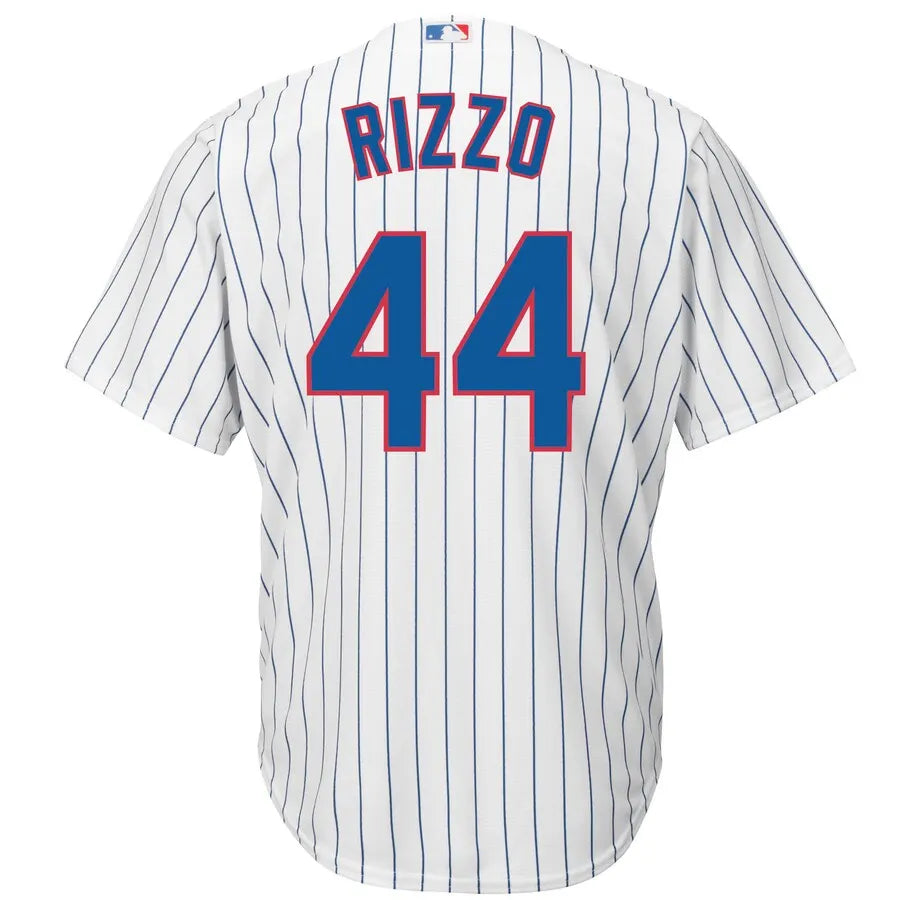 Majestic Rizzo Cubs Pinstripe Jersey - Hình 3