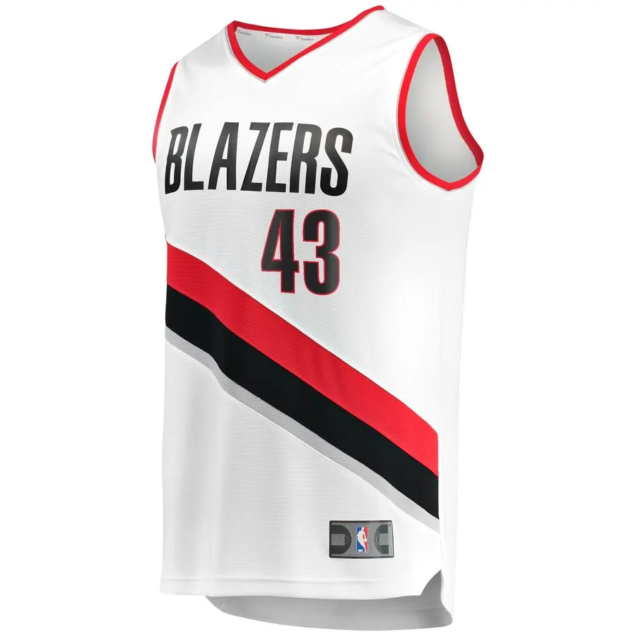 white Fanatics Tolliver Blazers Jersey - Hình 2