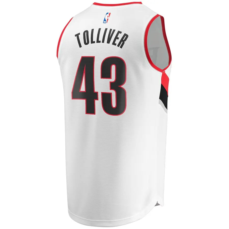 white Fanatics Tolliver Blazers Jersey - Hình 3