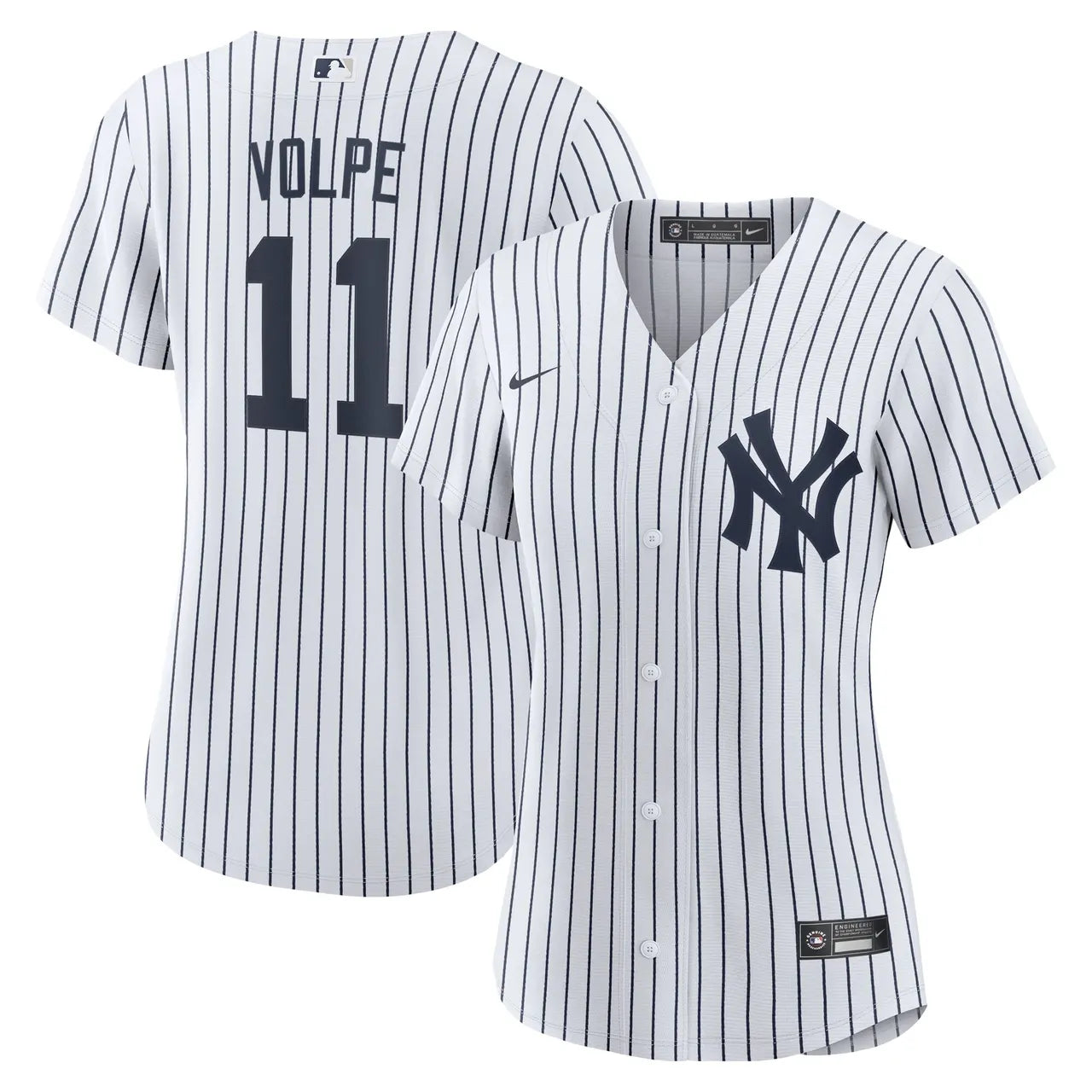 volpe Nike Yankees Pinstripe Jersey - Hình 2