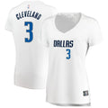 Mavericks Women's White V-Neck Jersey