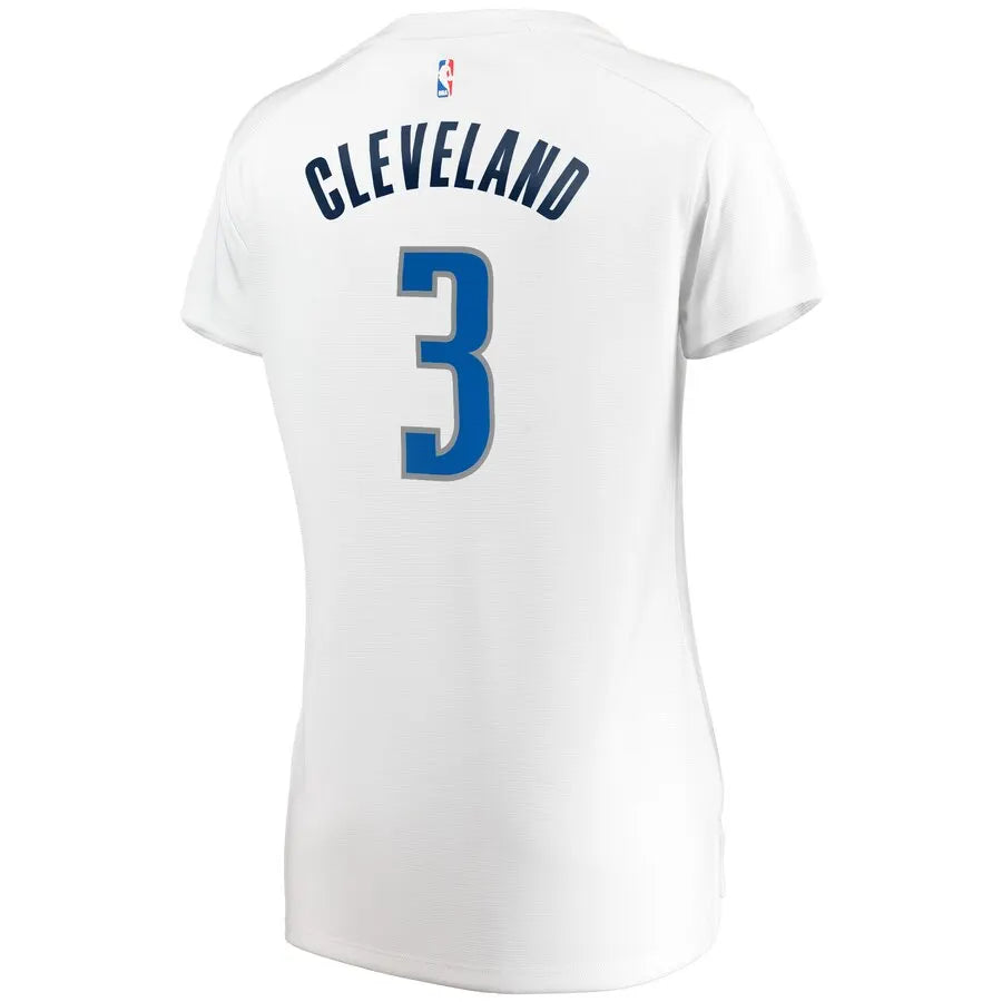 Mavericks Women's White V-Neck Jersey - Hình 3