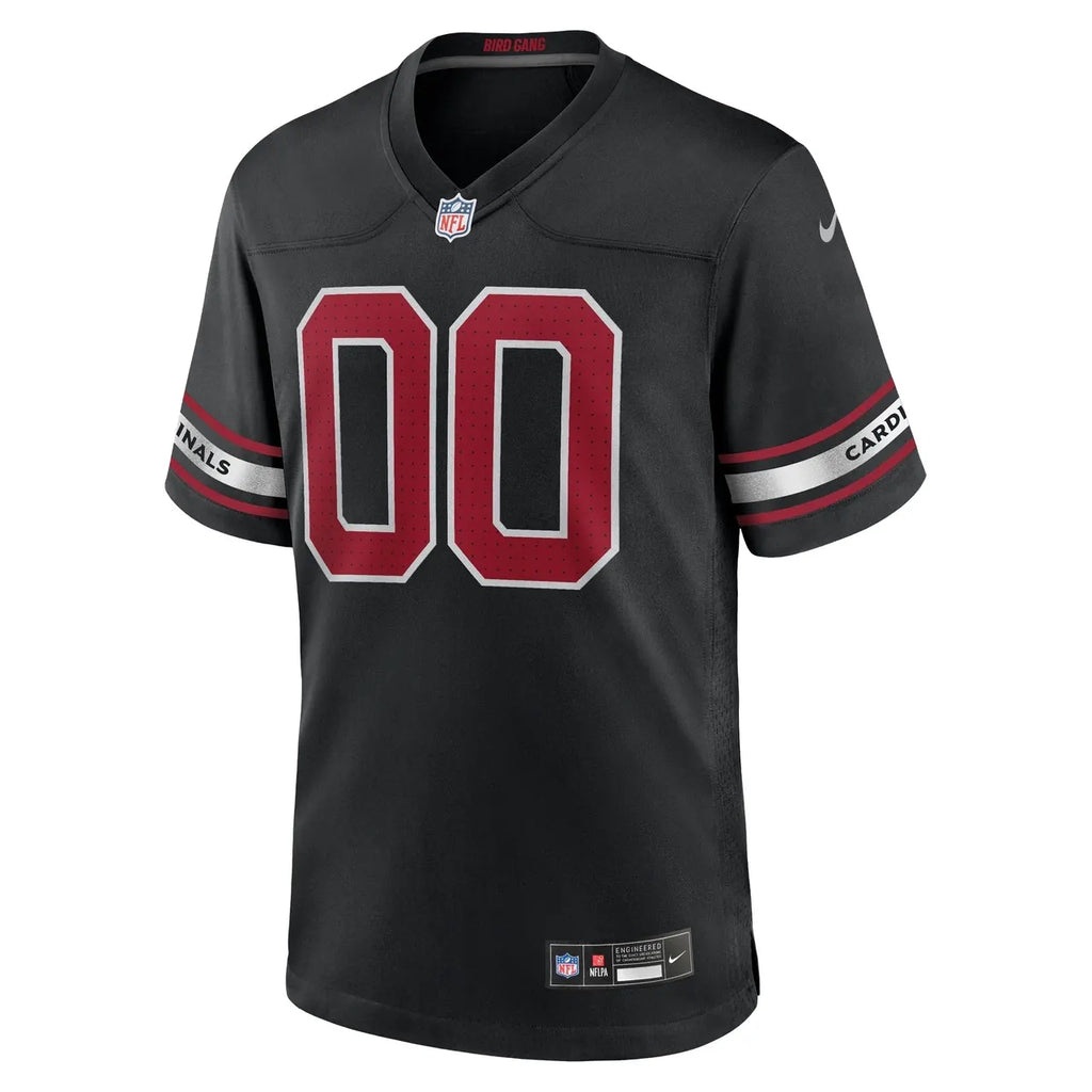 nike customizable Cardinals Black Alternate Jersey - Hình 2