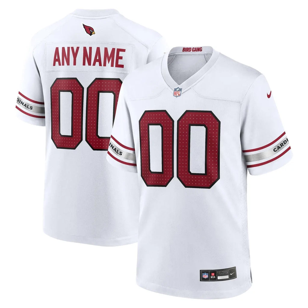 nike nfl Cardinals White Custom Jersey