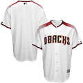 majestic D-backs White Fashion Jersey