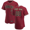 D-backs Sedona Red Custom Jersey