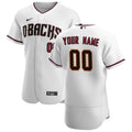 nike D-backs White Custom Jersey