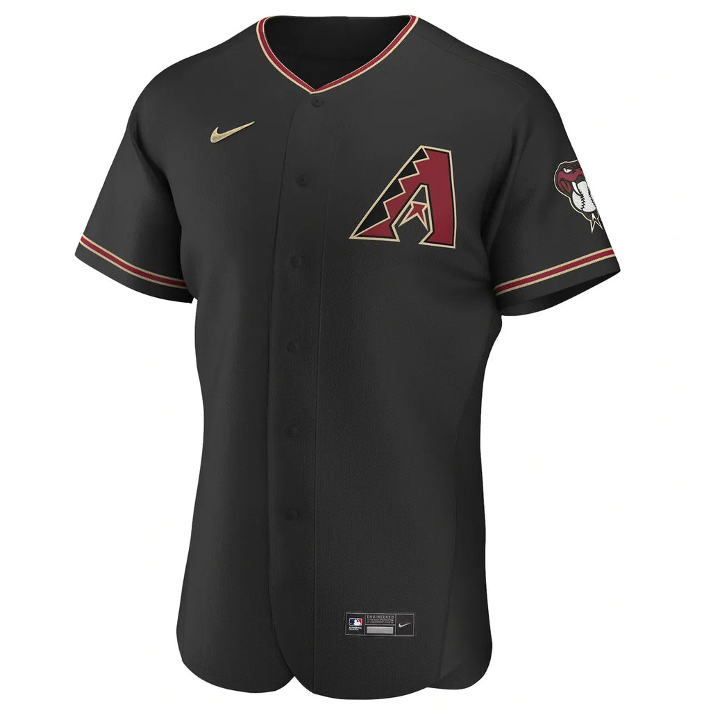 nike Diamondbacks Black Alternate Jersey - Hình 3