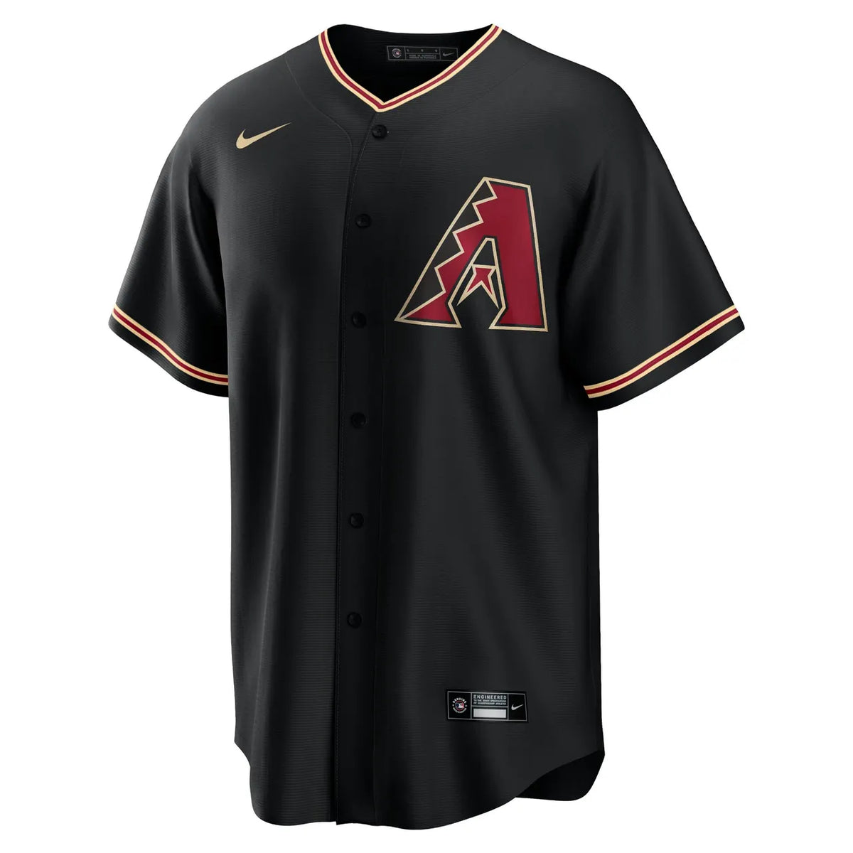 nike D-backs Black Alternate Jersey - Hình 3
