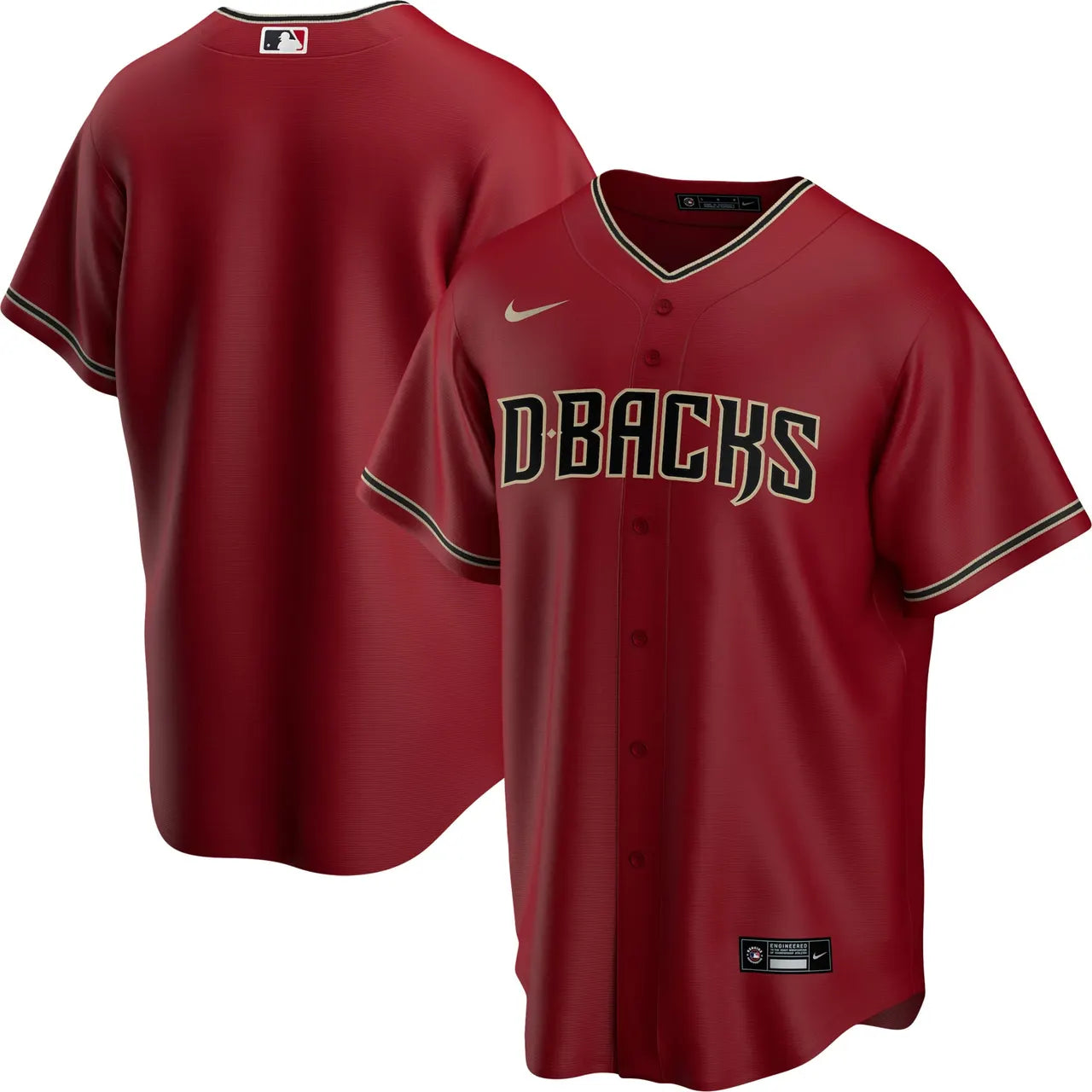 D-backs Maroon Jersey
