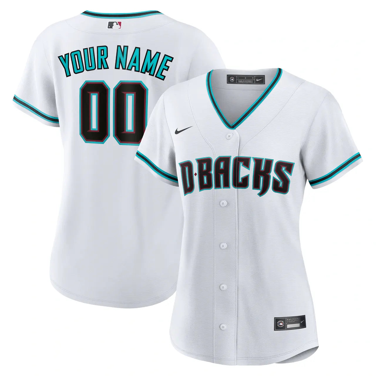 Women's D-backs Custom Jersey