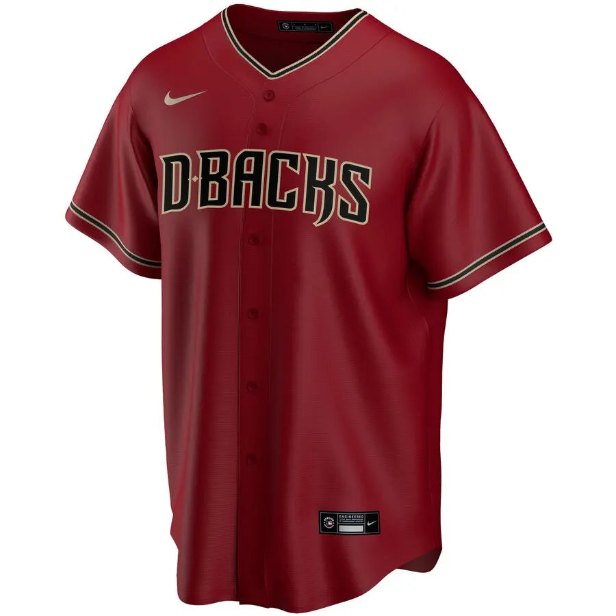 Nike D-backs Maroon Jersey - Hình 2