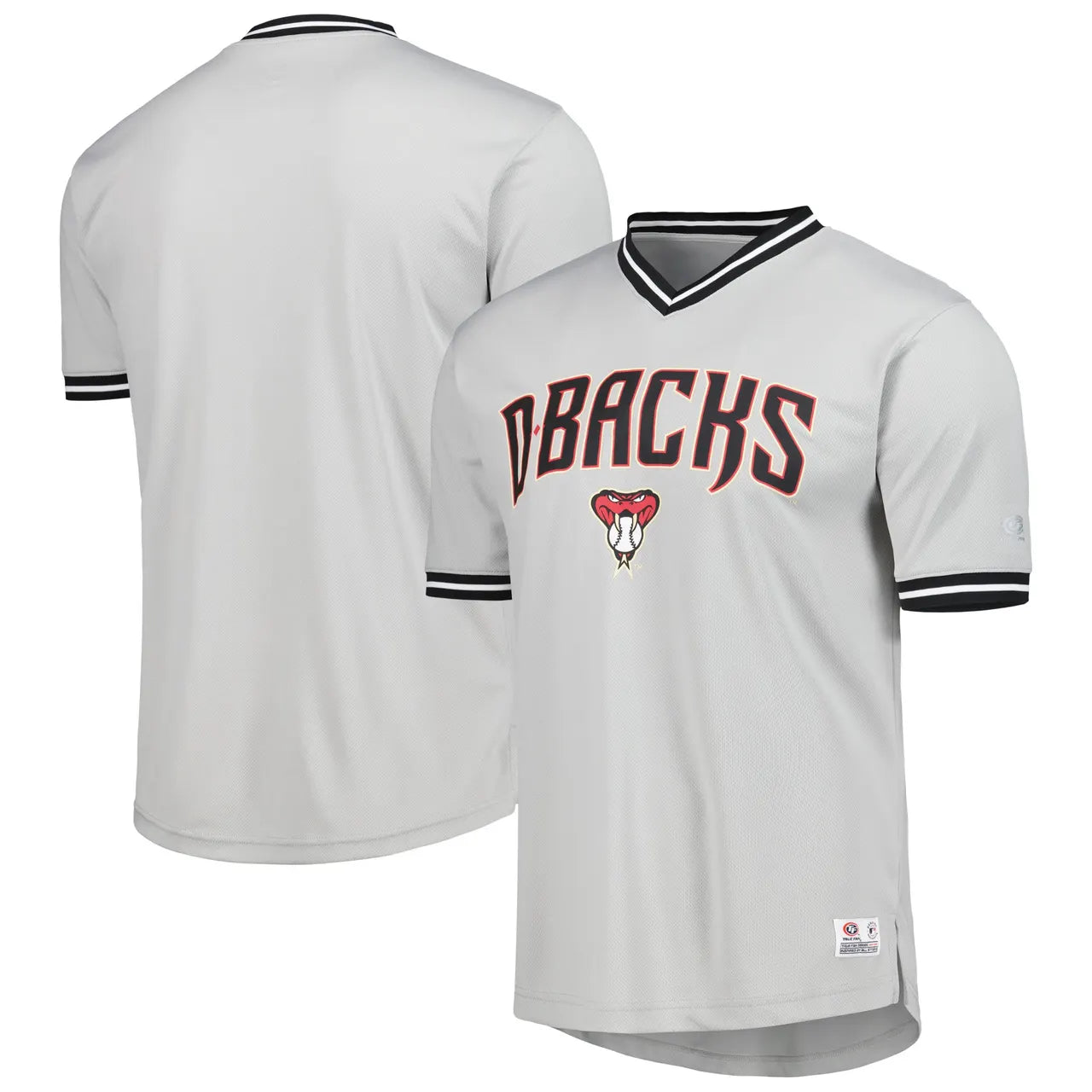Diamondbacks Gray Throwback Jersey - Hình 2