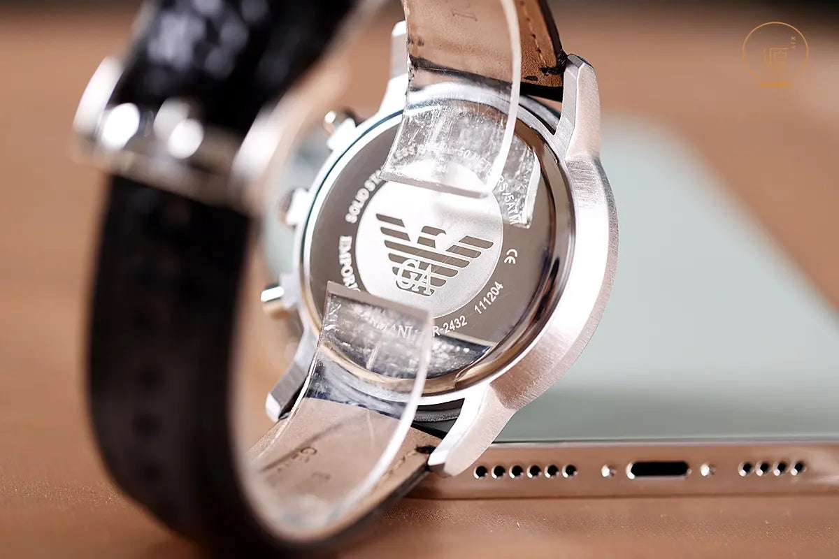 Armani Silver Chronograph Watch - Hình 6