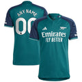 teal Adidas Arsenal 2024 Away Jersey