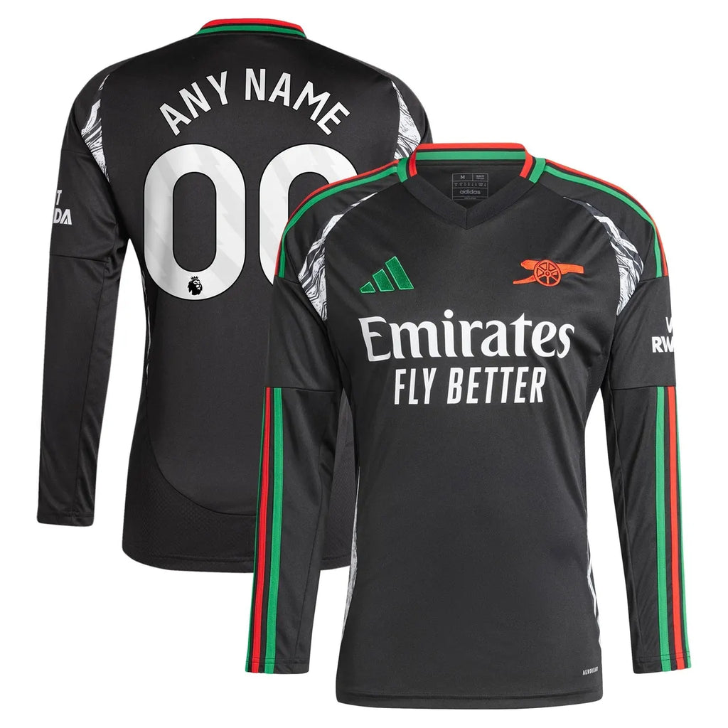 Adidas Arsenal Black Long Sleeve Jersey