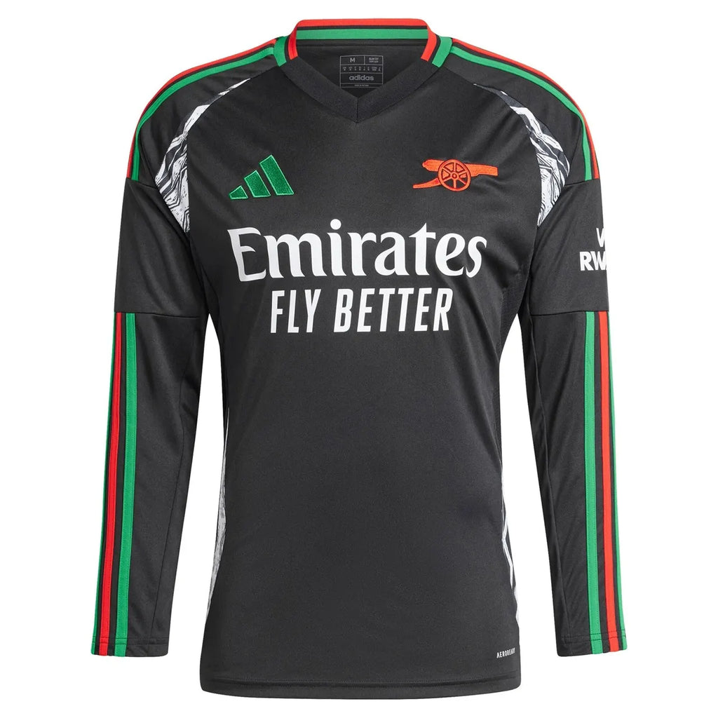 Adidas Arsenal Black Long Sleeve Jersey - Hình 2