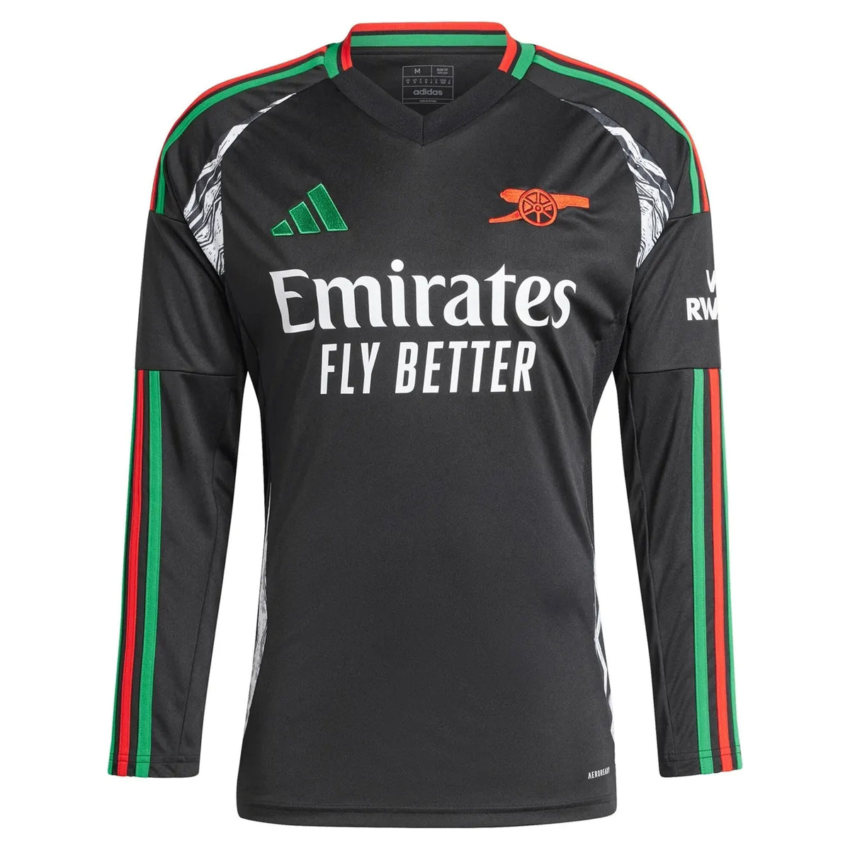 Adidas Arsenal Black Long Sleeve Jersey - Hình 2