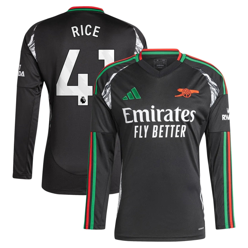 black Adidas Arsenal Rice Jersey