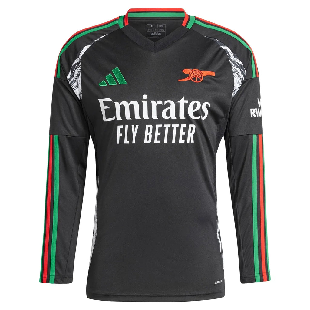 black Adidas Arsenal Rice Jersey - Hình 2