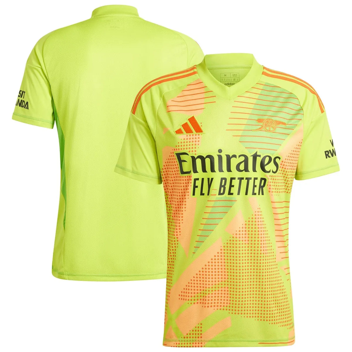 fluorescent Adidas Arsenal Away Jersey