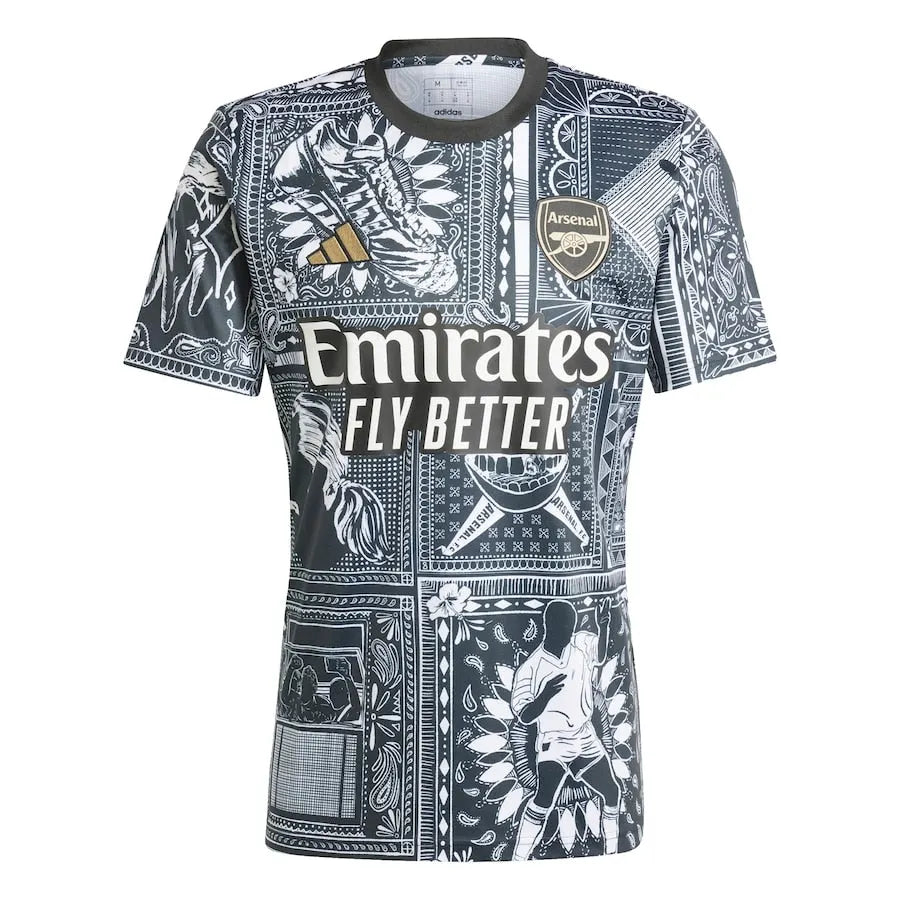 Adidas Arsenal Blackout Jersey - Hình 2