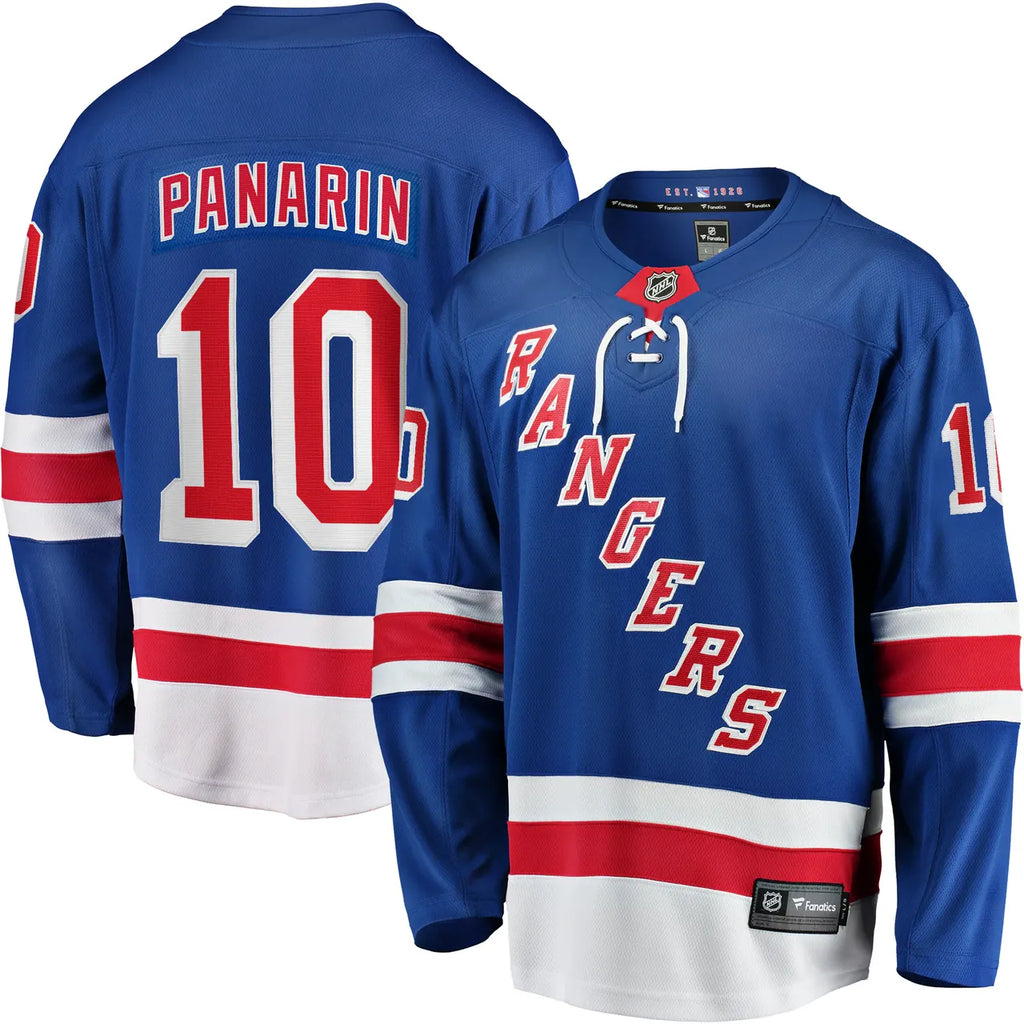 Panarin Rangers Blue Jersey fanatics