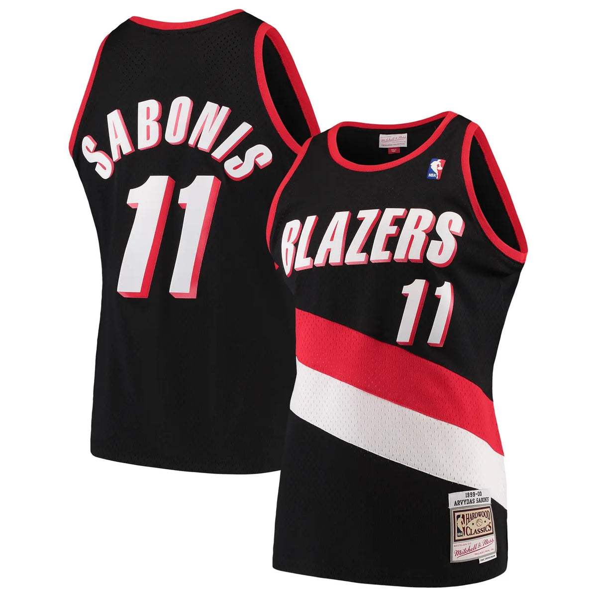 Sabonis Blazers Black Jersey