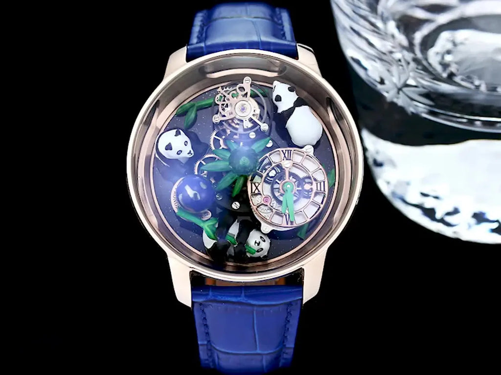 Konhon Panda Rose Gold Watch