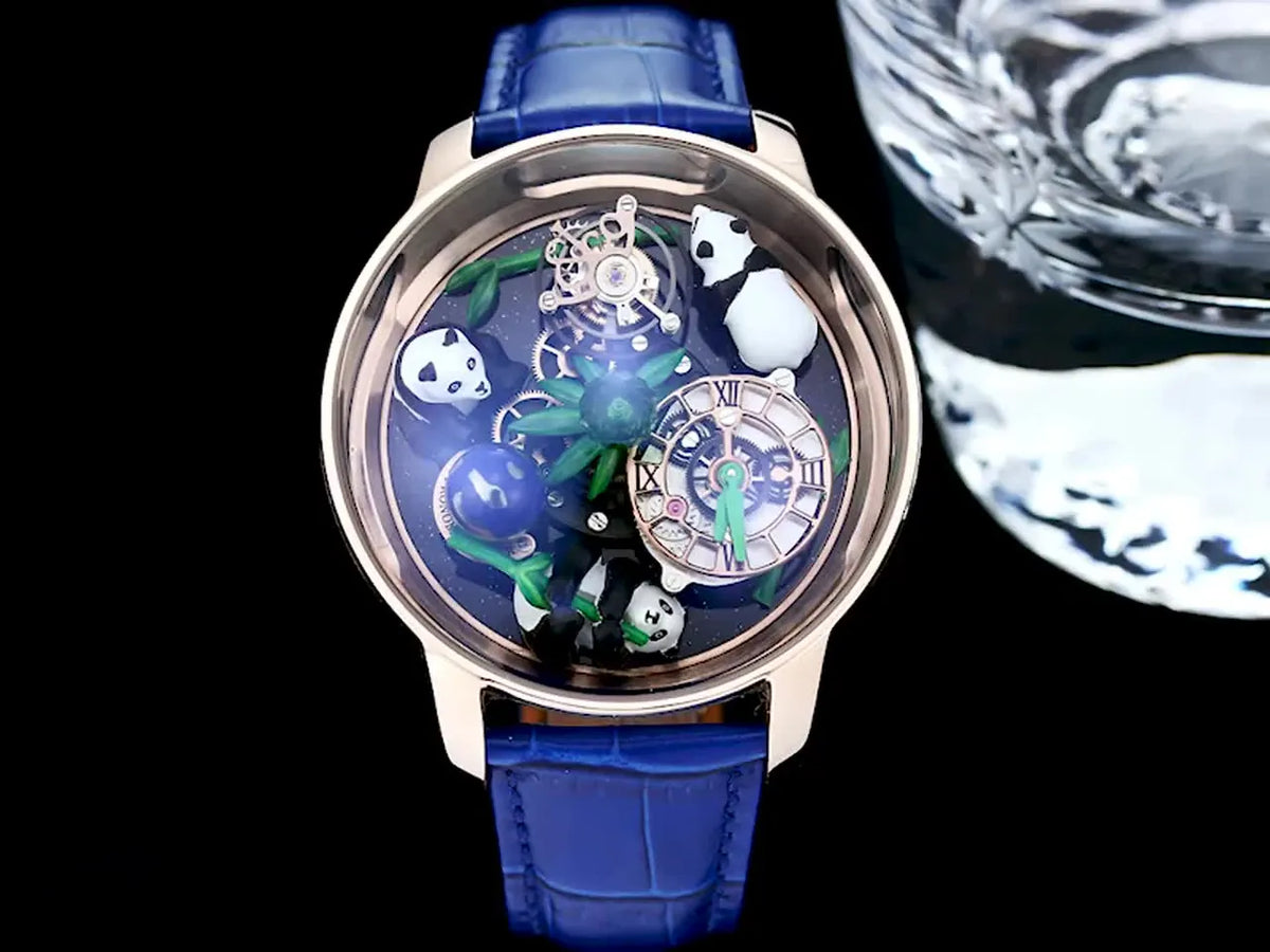 Konhon Panda Rose Gold Watch