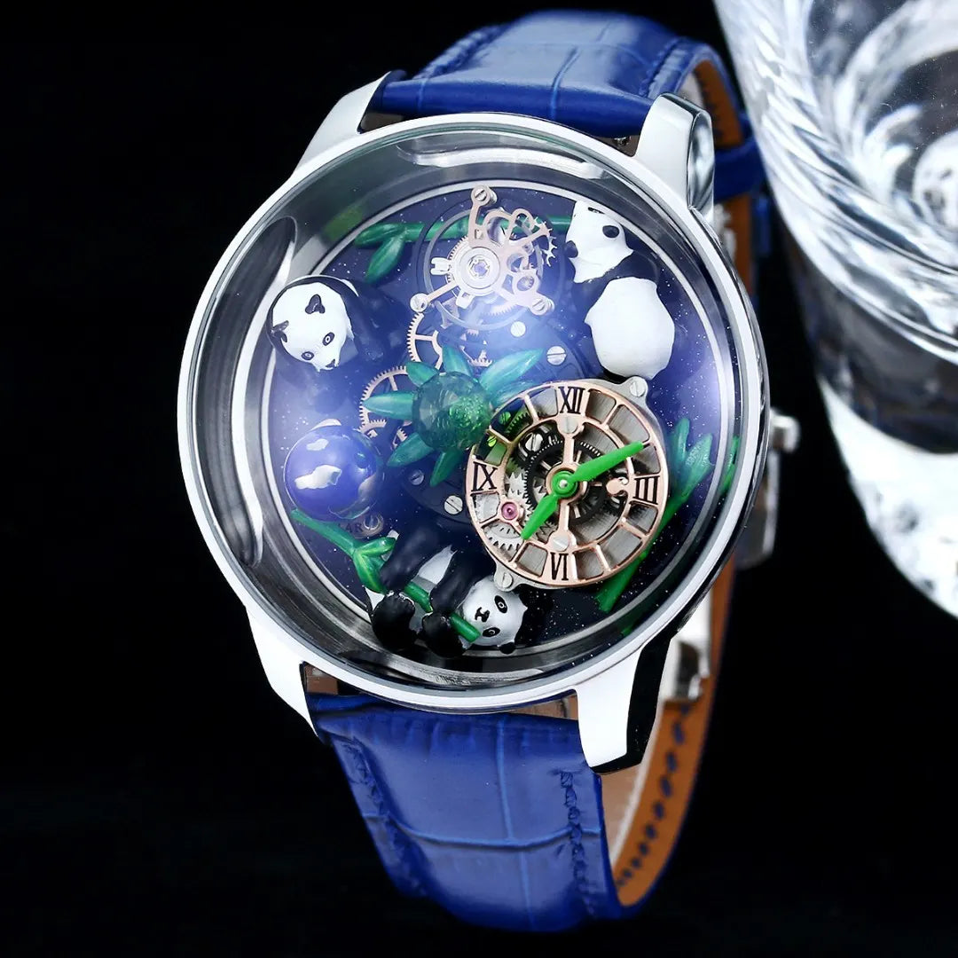Konhon Panda Rose Gold Watch - Hình 11