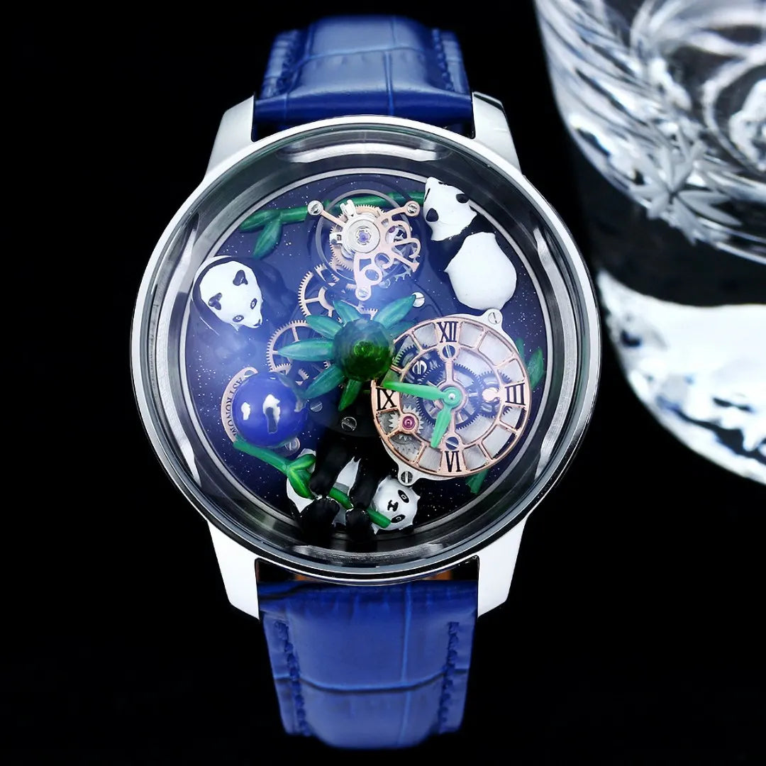 Konhon Panda Rose Gold Watch - Hình 4